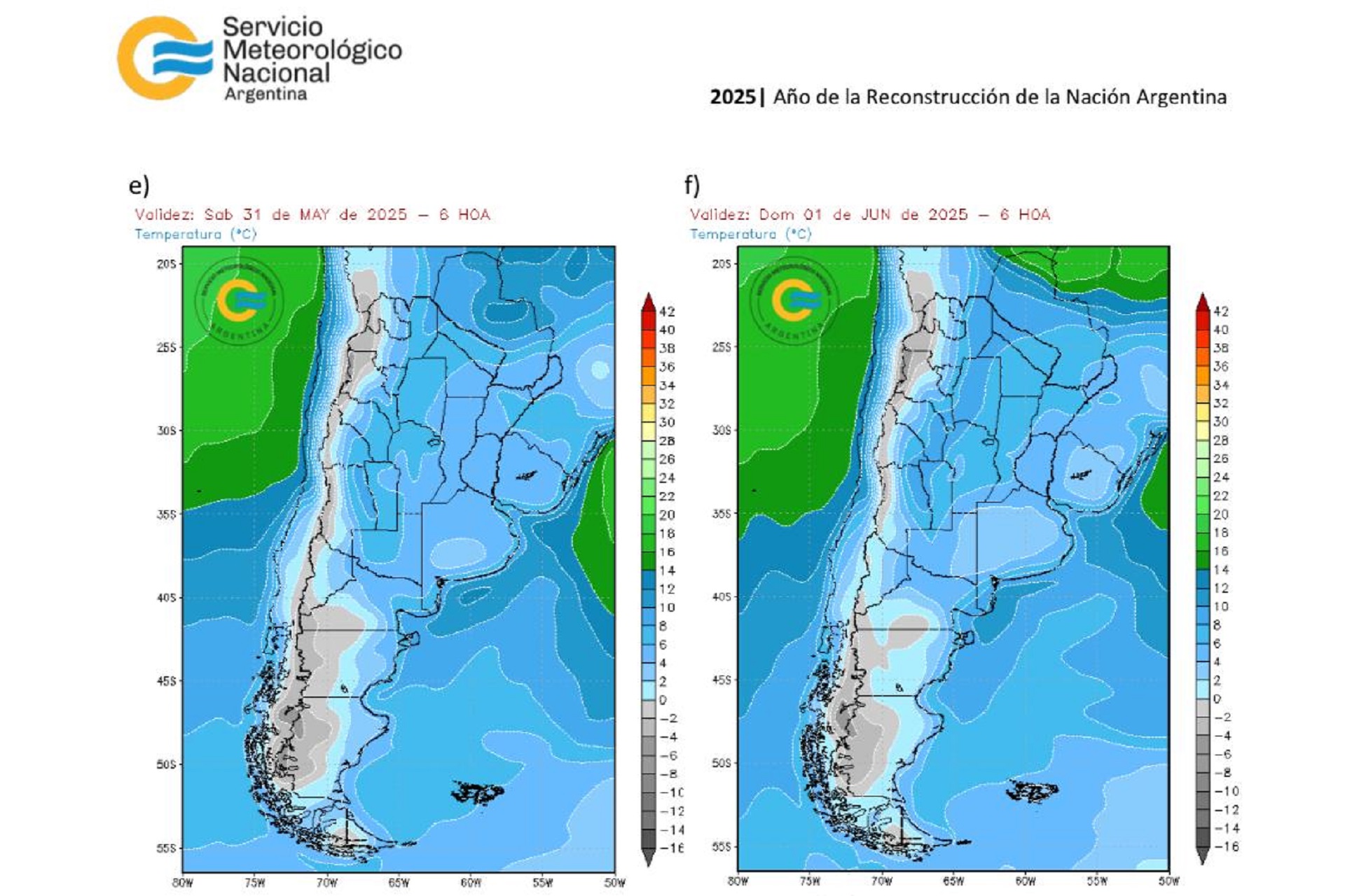 Emitieron alerta especial por bajas temperaturas desde el 27 hasta el 1 de junio